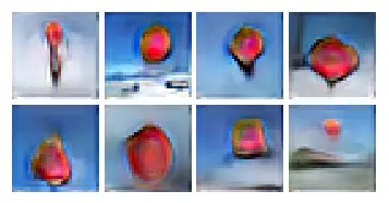 Autogenerated stop sign images from the 2015 AlignDraw model