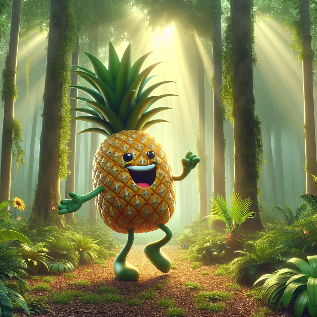 Dancing pineapple generated by DALLE-3