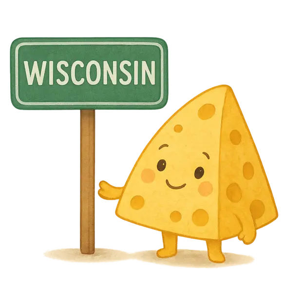 Decorative cheese head